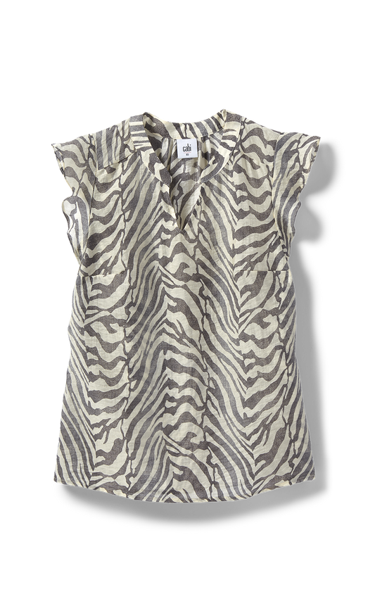 4542 Savanna Top in Zebra 